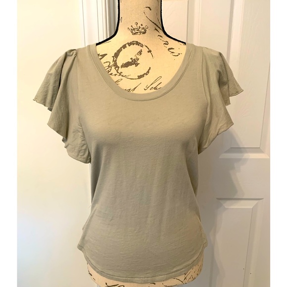 Universal Thread Tops - Universal Thread Ruffle Tee - Sz XS